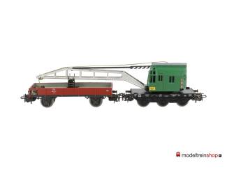 Marklin H0 4671 Kraanwagen met Lageboordwagen - 4503 - Modeltreinshop