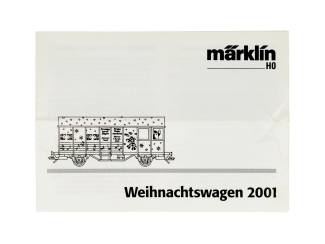 Marklin H0 48401 Kerstwagen 2001 - Modeltreinshop