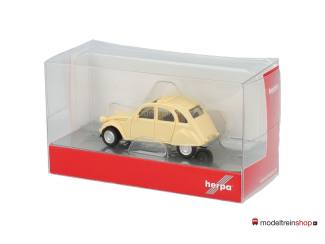 Herpa H0 020824-007 Citroën 2CV Beige - Modeltreinshop