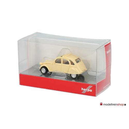 Herpa H0 020824-007 Citroën 2CV Beige - Modeltreinshop