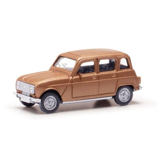 Herpa H0 Renault R4 Beige Metallic - Modeltreinshop