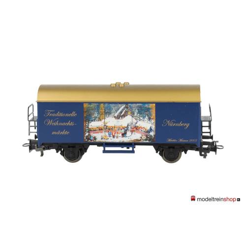 Marklin H0 4415 V365 gesloten goederenwagen Traditionelle Weihnachtsmärkte - Nürnberg - Märklin Museum 2003 - Modeltreinshop