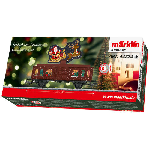 Marklin H0 44224 Start up - Kerstwagon met geluid - Modeltreinshop