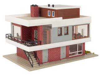 Faller HO 109257 B-257 Modern huis met plat dak - Vintage verpakking - Modeltreinshop