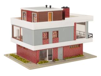 Faller HO 109257 B-257 Modern huis met plat dak - Vintage verpakking - Modeltreinshop