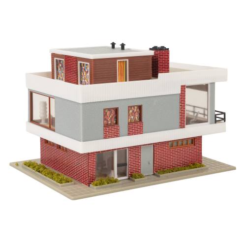 Faller HO 109257 B-257 Modern huis met plat dak - Vintage verpakking - Modeltreinshop