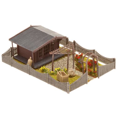 Faller HO 180491 Volkstuin met tuinhuisje - Modeltreinshop