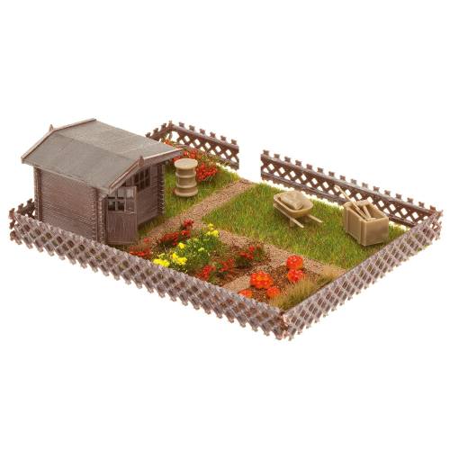 Faller HO 180492 Volkstuin met klein tuinhuisje - Modeltreinshop