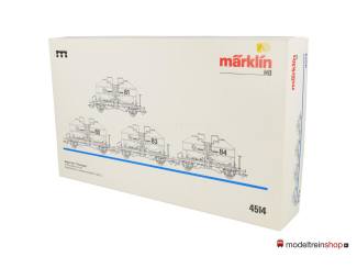 Marklin H0 4514 Wagen set vier silowagens van de WLE - Modeltreinshop