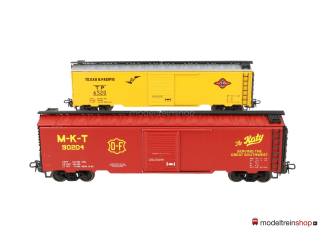 Marklin H0 4579 tweedelige goederenwagen set "150 Jahre Texas" - Modeltreinshop