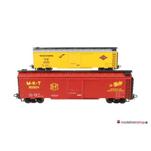 Marklin H0 4579 tweedelige goederenwagen set "150 Jahre Texas" - Modeltreinshop