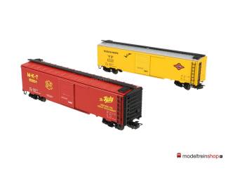 Marklin H0 4579 tweedelige goederenwagen set "150 Jahre Texas" - Modeltreinshop