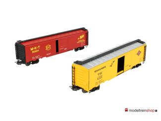 Marklin H0 4579 tweedelige goederenwagen set "150 Jahre Texas" - Modeltreinshop