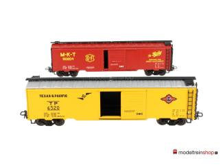 Marklin H0 4579 tweedelige goederenwagen set "150 Jahre Texas" - Modeltreinshop