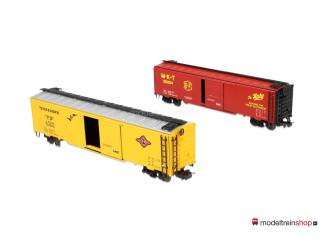 Marklin H0 4579 tweedelige goederenwagen set "150 Jahre Texas" - Modeltreinshop