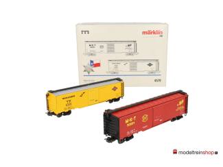 Marklin H0 4579 tweedelige goederenwagen set "150 Jahre Texas" - Modeltreinshop