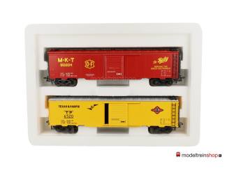 Marklin H0 4579 tweedelige goederenwagen set "150 Jahre Texas" - Modeltreinshop