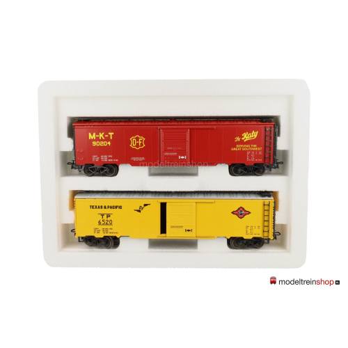 Marklin H0 4579 tweedelige goederenwagen set "150 Jahre Texas" - Modeltreinshop