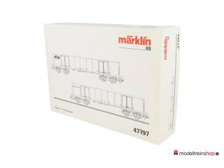 Marklin H0 47197 Set Hogeboordwagens van de NS - Modeltreinshop