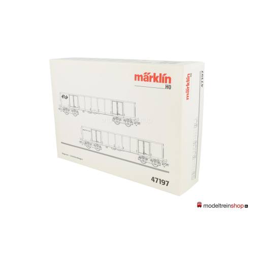 Marklin H0 47197 Set Hogeboordwagens van de NS - Modeltreinshop