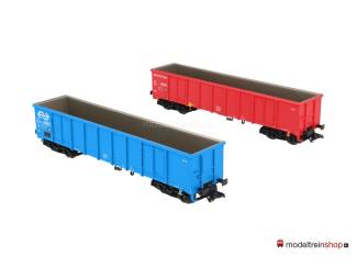 Marklin H0 47197 Set Hogeboordwagens van de NS - Modeltreinshop