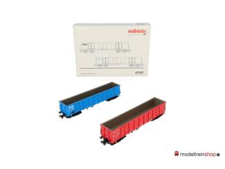 Marklin H0 47197 Set Hogeboordwagens van de NS - Modeltreinshop