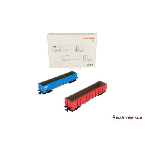 Marklin H0 47197 Set Hogeboordwagens van de NS - Modeltreinshop