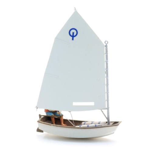 Artitec H0 50.150 Zeilbootje Optimist bouwpakket uit resin, ongeverfd - Modeltreinshop