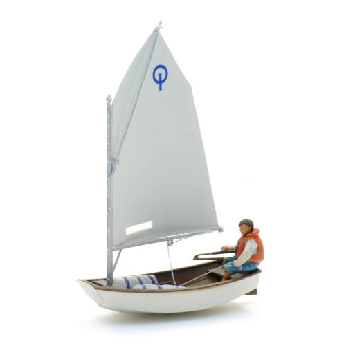 Artitec H0 50.150 Zeilbootje Optimist bouwpakket uit resin, ongeverfd - Modeltreinshop