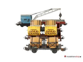 Marklin H0 Wijnwagen en Goederenwagen set MB414 - Modeltreinshop