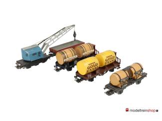 Marklin H0 Wijnwagen en Goederenwagen set MB414 - Modeltreinshop