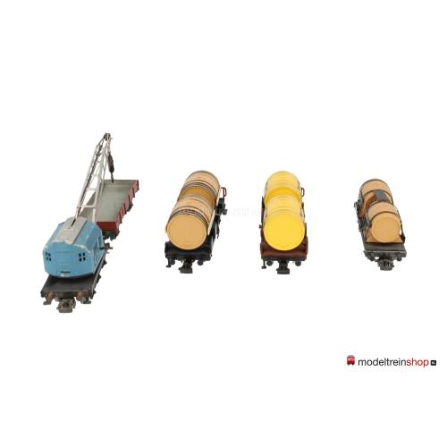 Marklin H0 Wijnwagen en Goederenwagen set MB414 - Modeltreinshop