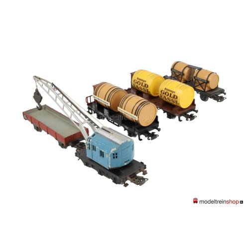 Marklin H0 Wijnwagen en Goederenwagen set MB414 - Modeltreinshop