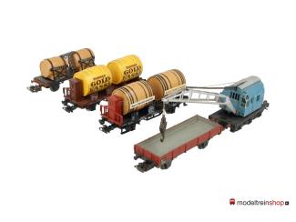 Marklin H0 Wijnwagen en Goederenwagen set MB414 - Modeltreinshop