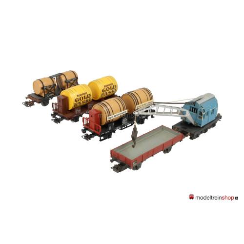 Marklin H0 Wijnwagen en Goederenwagen set MB414 - Modeltreinshop