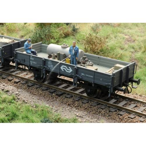 Artitec H0 28.127 Lading: Sproeiwagen o.a. Zandwagen + 2 figuren - Modeltreinshop