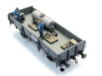 Artitec H0 28.127 Lading: Sproeiwagen o.a. Zandwagen + 2 figuren - Modeltreinshop