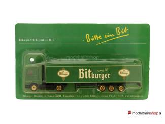 H0 Vrachtwagen - Bierwagen Bitburger Bitte ein Bit T-00326 - Modeltreinshop