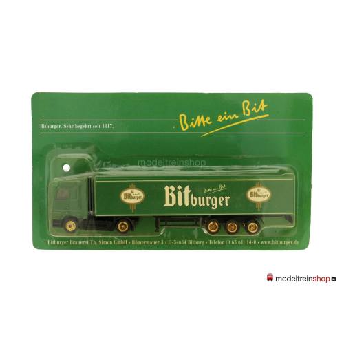 H0 Vrachtwagen - Bierwagen Bitburger Bitte ein Bit T-00326 - Modeltreinshop