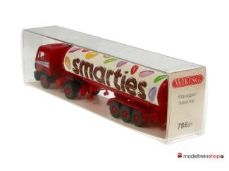 Wiking H0 78631 Mercedes Tankwagen Smarties - Modeltreinshop