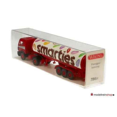 Wiking H0 78631 Mercedes Tankwagen Smarties - Modeltreinshop