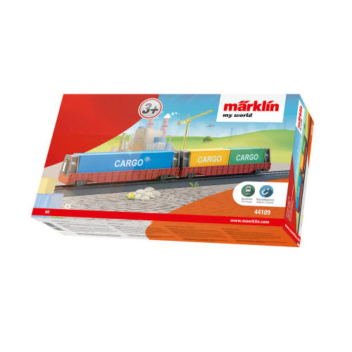 Marklin My World H0 44109 Containerwagen set - Modeltreinshop