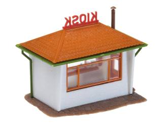 Faller HO 120135 - Kiosk en Paddestoelenkiosk - Modeltreinshop