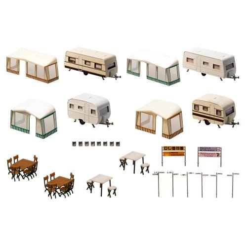 Faller H0 130503 Camping caravan set - Modeltreinshop