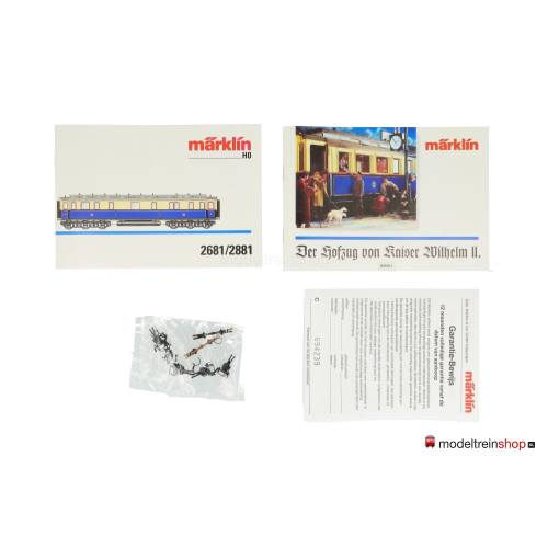 Marklin H0 2681 KPEV Kaiser Wilhem II Set - Locomotief met 6 rijtuigen - Modeltreinshop