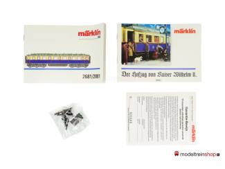 Marklin H0 2681 KPEV Kaiser Wilhem II Set - Locomotief met 6 rijtuigen - Modeltreinshop