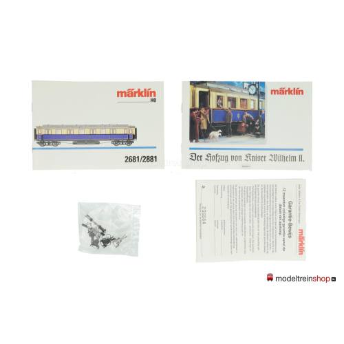 Marklin H0 2681 KPEV Kaiser Wilhem II Set - Locomotief met 6 rijtuigen - Modeltreinshop