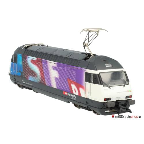 Marklin H0 34618 Tweedelige Elektrische set Re 460's Schweizer Fernsehen SBB - Modeltreinshop