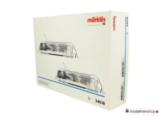 Marklin H0 34618 Tweedelige Elektrische set Re 460's Schweizer Fernsehen SBB - Modeltreinshop