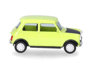 Herpa H0 421140 Mini Cooper Mayfair + schijnwerper, groen (rechts gestuurd) - Modeltreinshop